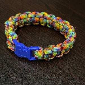 Paracord colorful men’s Braided Bracelet